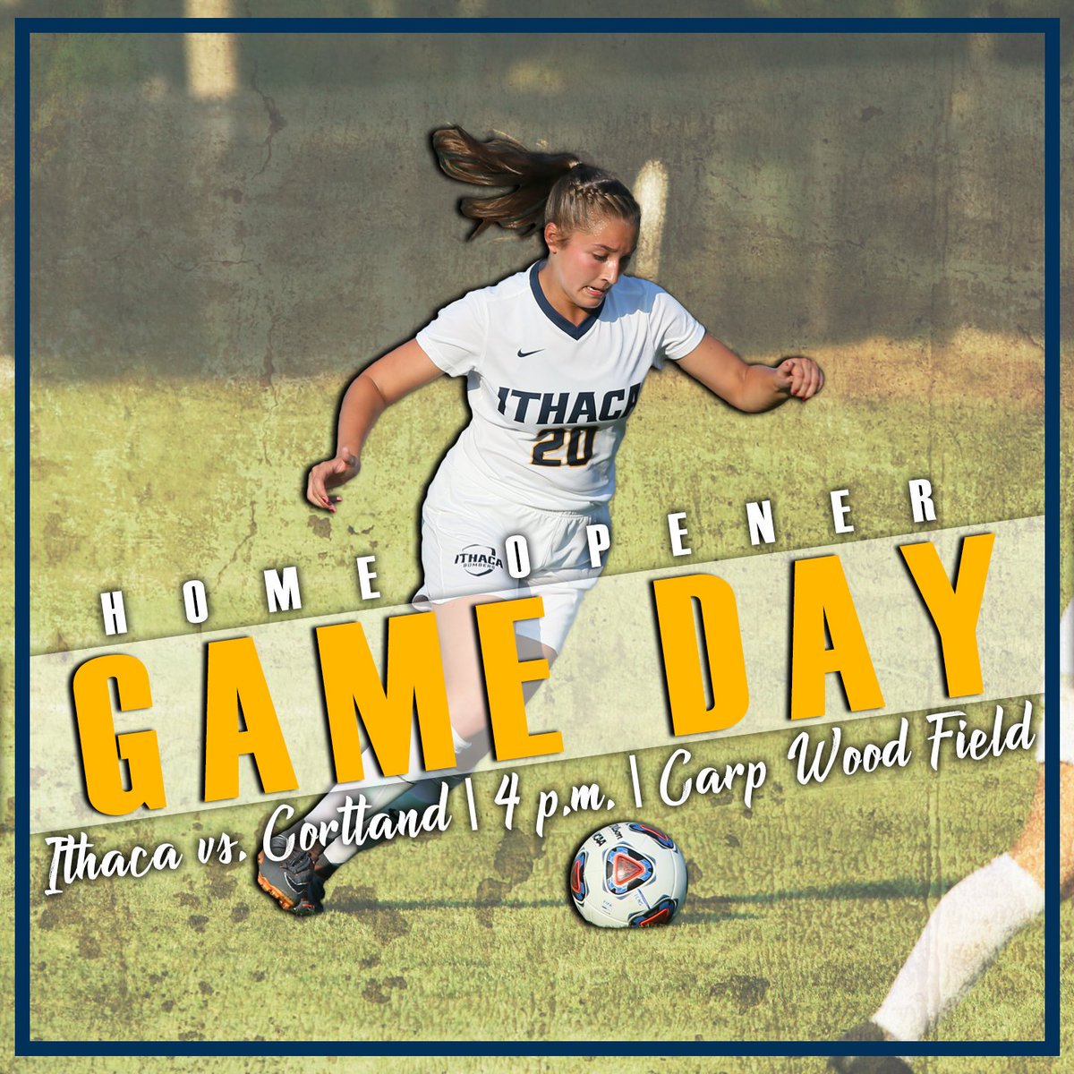 BomberSports's tweet photo. WSOC | GAME DAY! The Bombers host Cortland at 4 p.m. in the 2019 home opener on Carp Wood Field! #GoBombers

Video: https://t.co/T0dL731SY2
Stats: https://t.co/ae0ny6NTs9 https://t.co/UoVBsXoVMI