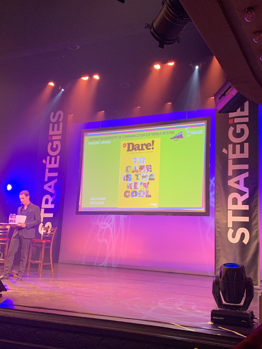 Lorella_Gessa's tweet image. A Bronze award for our Dare! Magazine! Congrats to @HavasLemz and to us @HavasGroup Comms! #proud #gpstrat #publishing #paperisnotdead #MeaningfulDifference