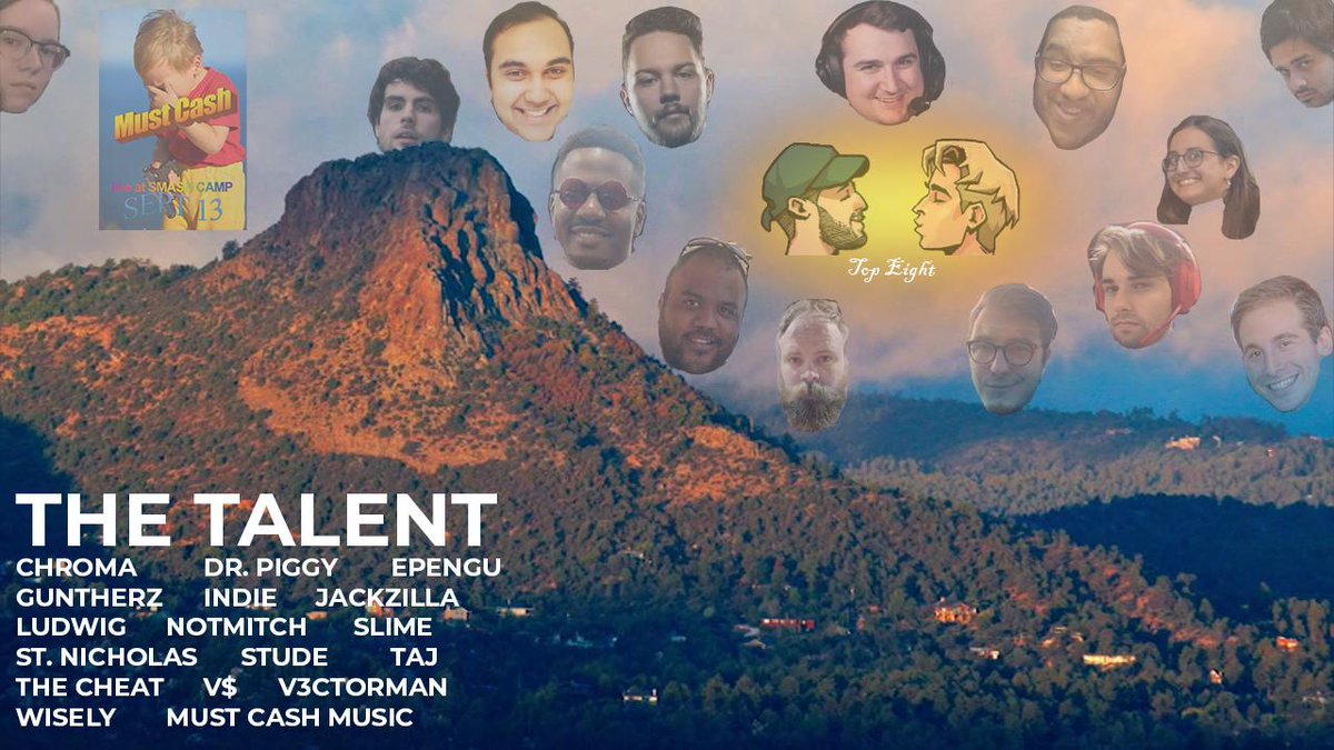 Smash_Camp's tweet image. Boy oh boy do we have some commentators. 

Tune in to twitch.tv/btssmash to hear them all on the mic this weekend.