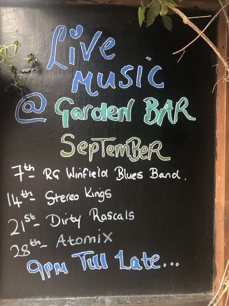 Live entertainment at the Garden Bar #Eastbourne