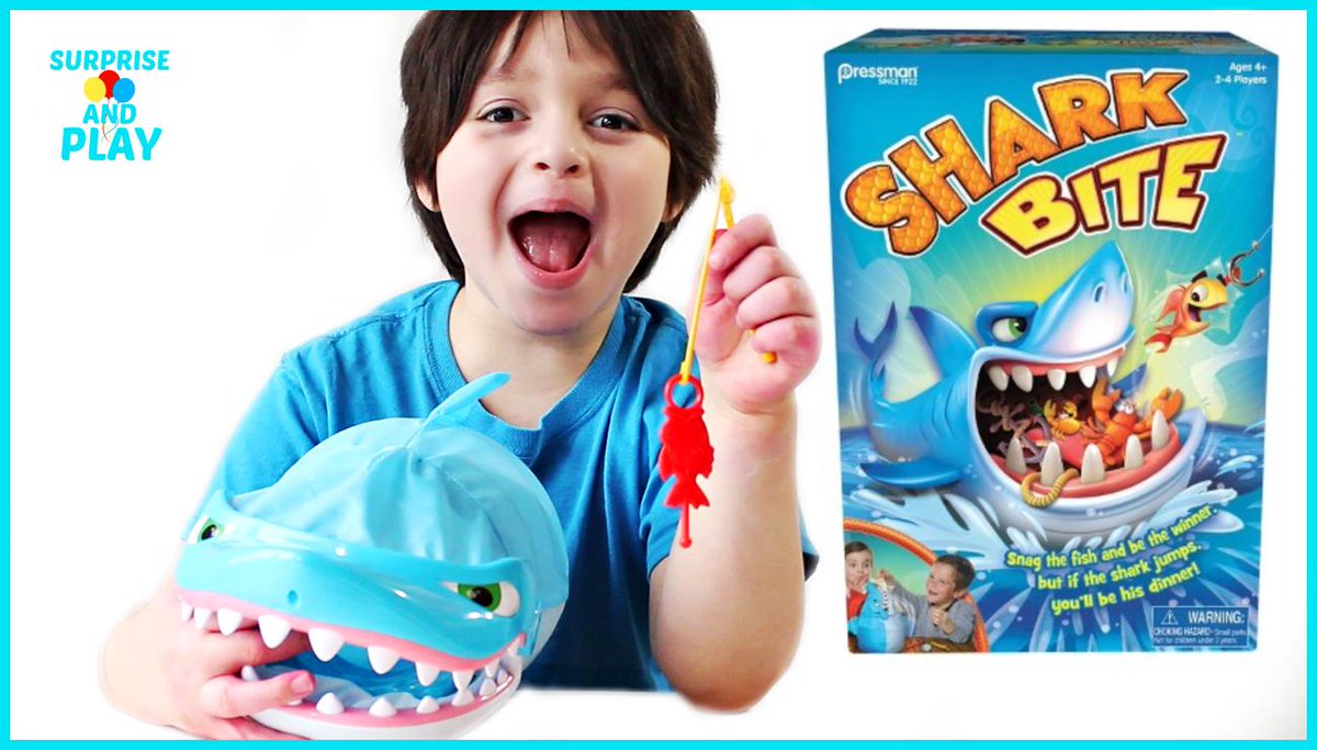 🐟 Let's go fishing but watch out because the Shark might jump up and bite you! 🦈Shark Bite is the perfect game for young kids and kids with special needs. 💙

👉 ow.ly/9cSv50w5GtT

#sharkbite #gamesforkids #autism <a href="/GoliathGamesUS/">Goliath US</a>
