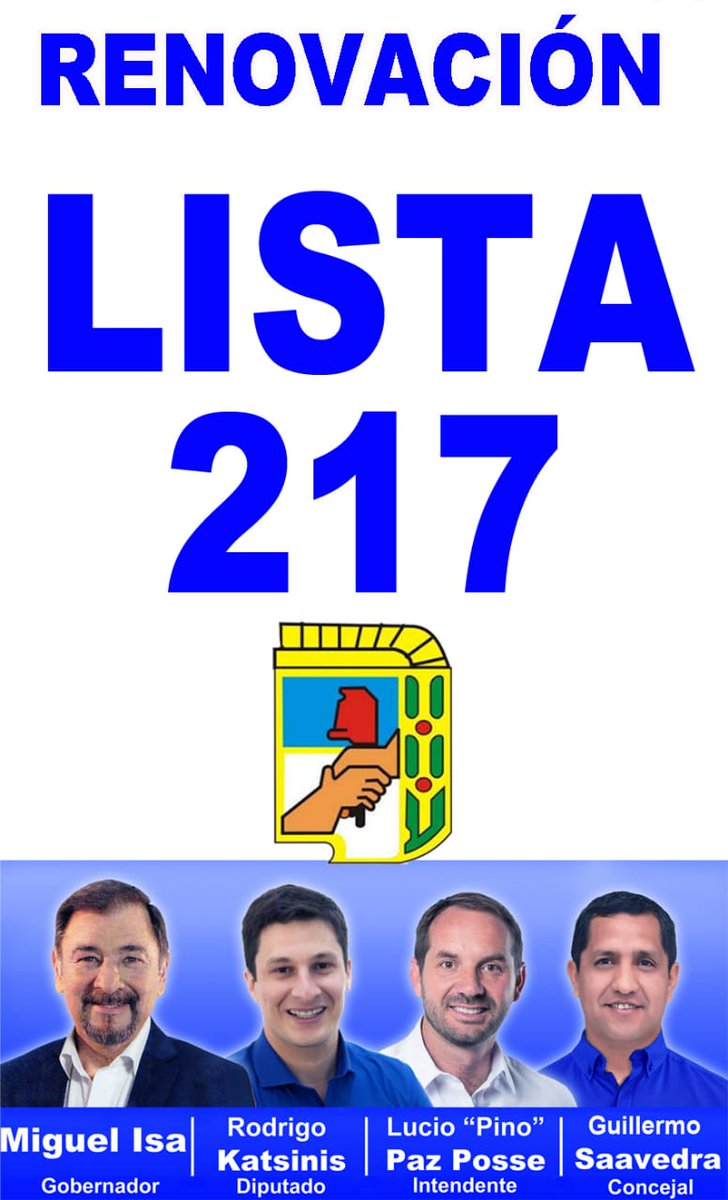 #NosotrosVotamos Lista217
Guillermo Saavedra Candidato a Concejal

<a href="/fguillesaavedra/">GUILLERMO SAAVEDRA</a> <a href="/patriciapinasco/">Patricia Pinasco</a>
