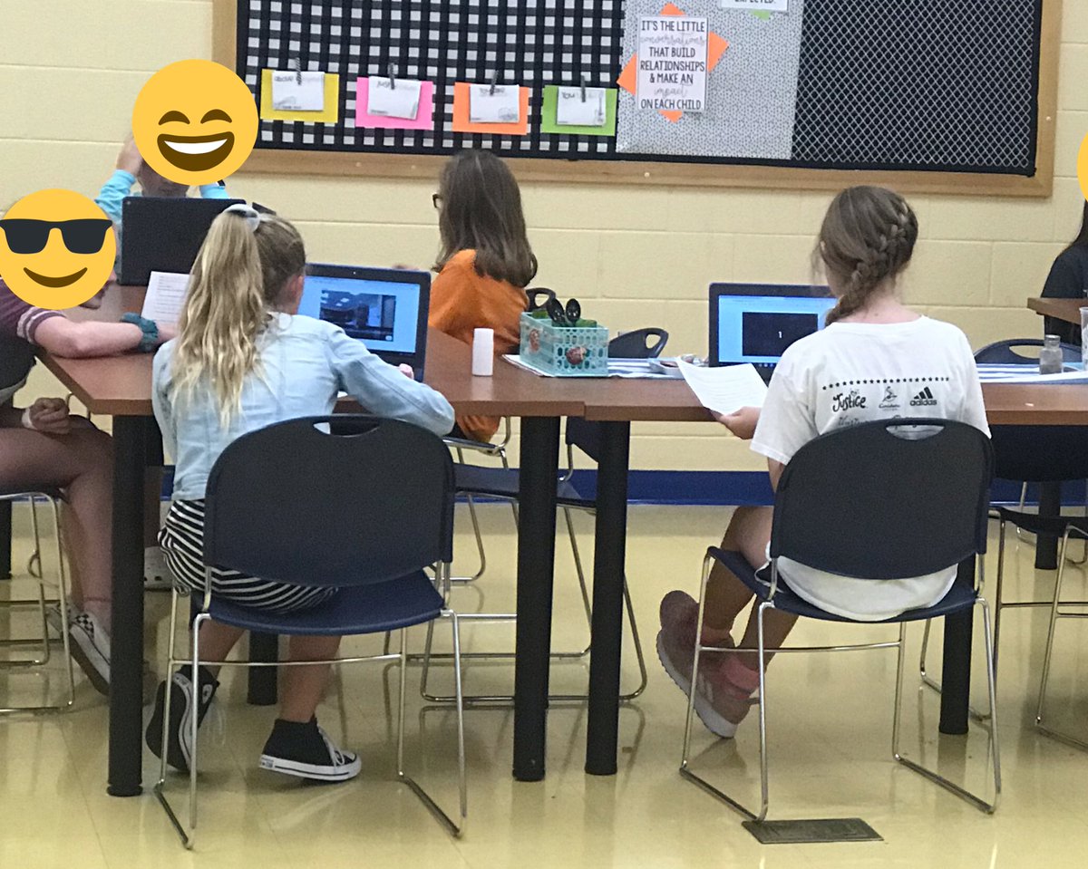 BrandyVeosmith's tweet photo. Students learning how to use Flipgrid to record their goals and excitements for this school year! @KCSGifted  @brickeymccloud https://t.co/qJKPMeMfhQ
