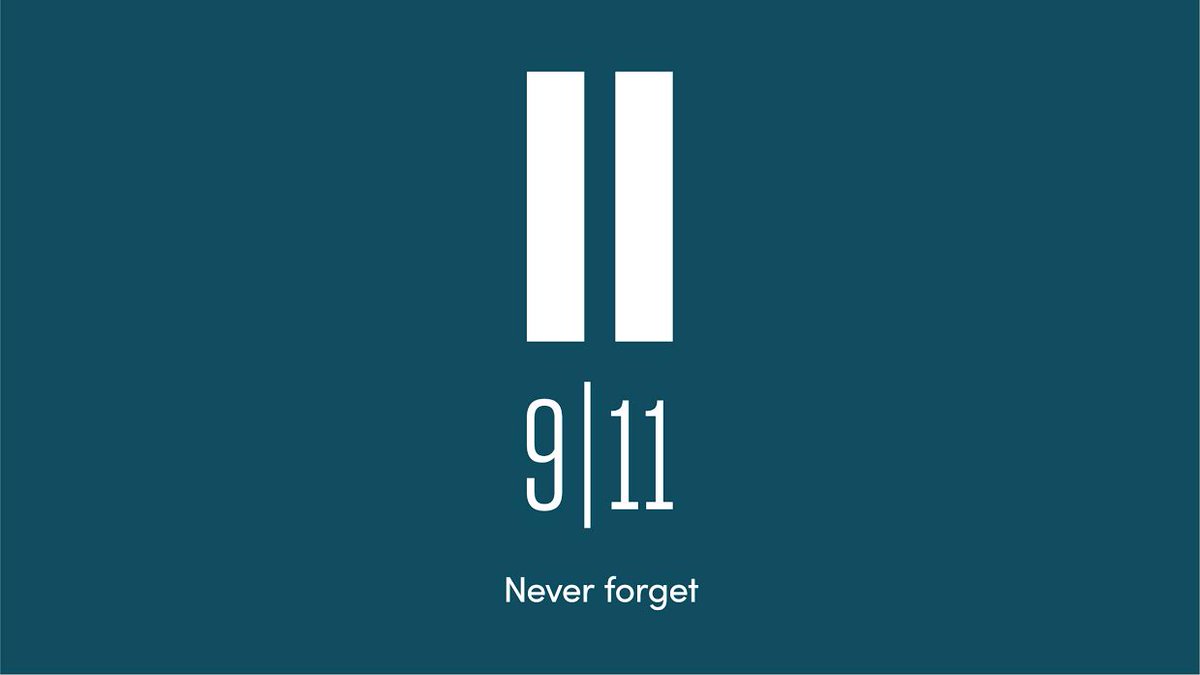 Today we remember and honor the lives that were forever changed on 9/11 #NeverForget
