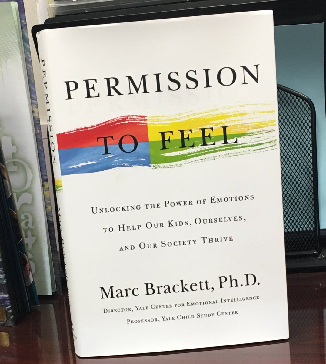 Jason_Espo's tweet photo. Grateful to @marcbrackett for sharing his book with me-#PermissionToFeel. Learning about the power of emotions &amp; embracing &amp; embedding the @rulerapproach @BernerChiefs w/ our staff will help us make Berner an even warmer &amp; kinder place for our kids! #EmotionsMatter @YaleEmotion https://t.co/8XTD5lWaQT