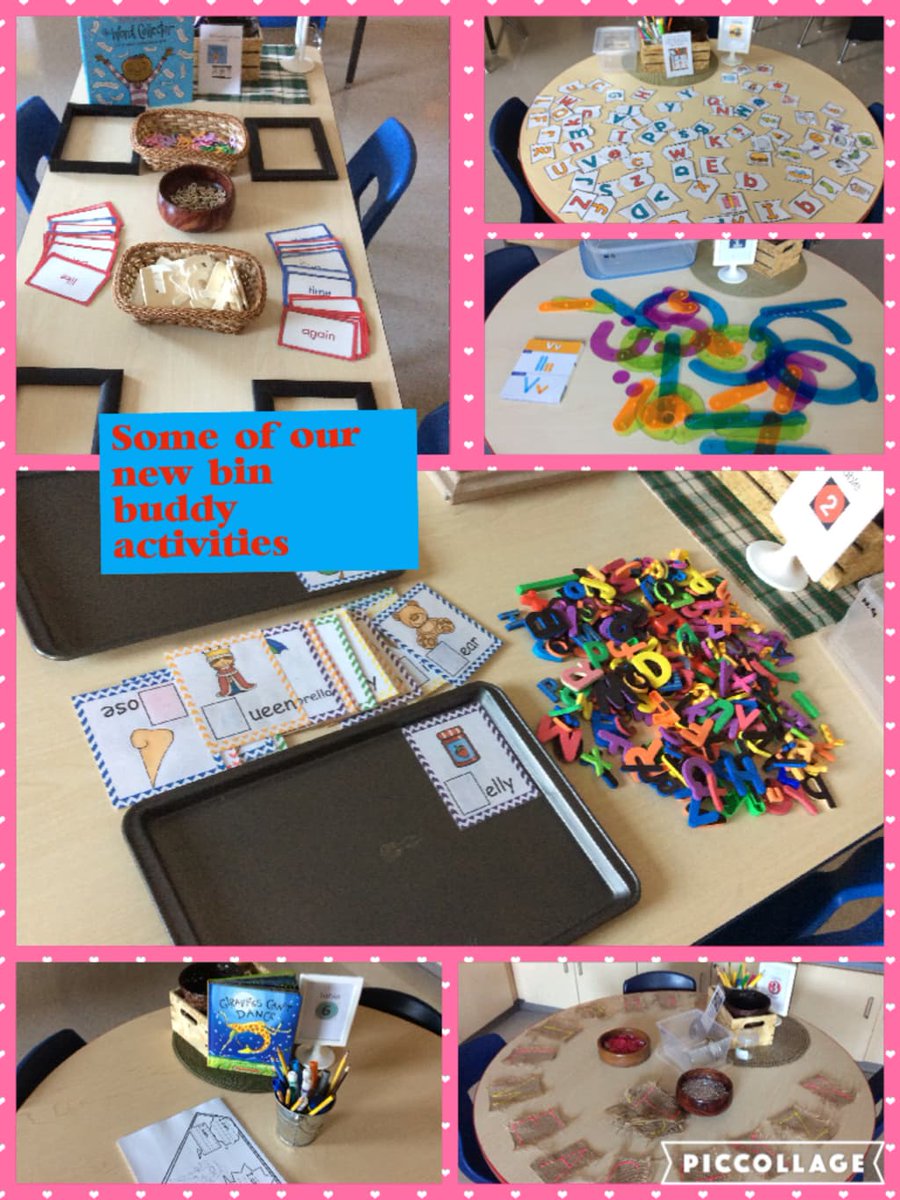 k3classtweets's tweet photo. Some of our new bin buddy activities  https://t.co/bdn6KalSgx https://t.co/j9kFrEoptv