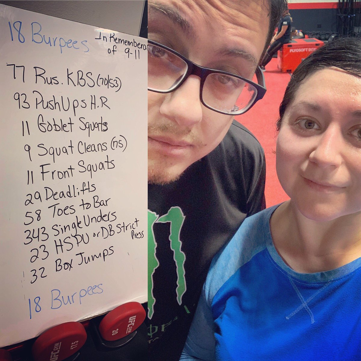 maricela27's tweet photo. Tough workout today but finished it. #workoutmotivation #WorkoutWednesday #september #ufcgym #tired #swolemates #gettingstronger #sotired https://t.co/BY8Psnlzvx