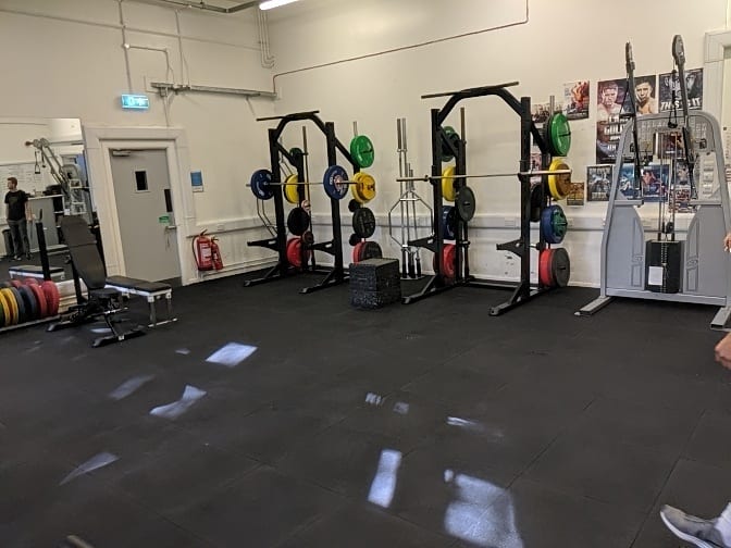 dwhembro's tweet photo. A new tidy gym in our S&C lab at @SHUSportPhysAct ready for our new MSc in S&C Coaching and the new @HallamBarbell #SHUStrength program. https://t.co/z046dAY928