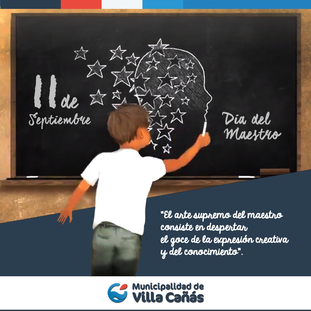 👩‍🏫 "El arte supremo del maestro consiste en despertar el goce de la expresión creativa y del conocimiento"

👏 FELIZ DÍA A TODAS LAS MAESTRAS Y LOS MAESTROS!

#DíaDelMaestro 📓