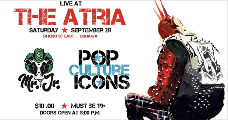 We are coming for you Oshawa, Ontario! There will be liquor. There will be beer. There will be Punk Rock. bit.ly/2kH4zUb #PunkRock #drinks #loudness @TheAtria