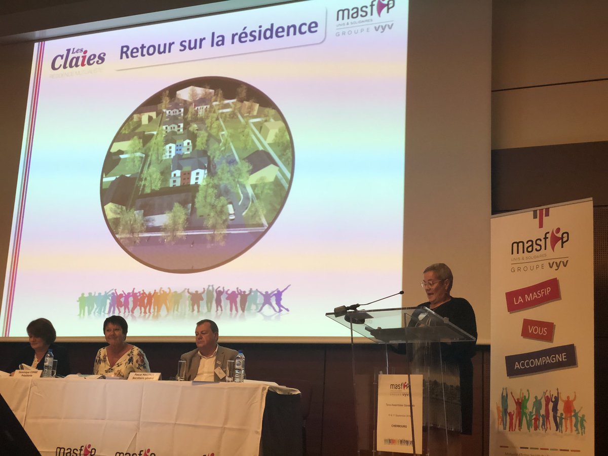 #Assembléegénéralemasfip2019  la résidence des Claies un habitat adapté, un projet social innovant pour les personnes âgées 
Logements à la location 
residencelesclaies.fr