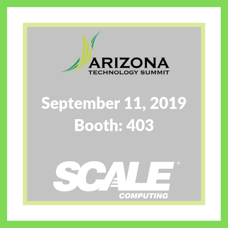 ScaleComputing's tweet photo. Today we are at the #ArizonaTechSummit by @MachaonSummit stop by booth #403 to speak to Scale Computing and hear more about #hyperconvergence https://t.co/LJ2U65NrlV
