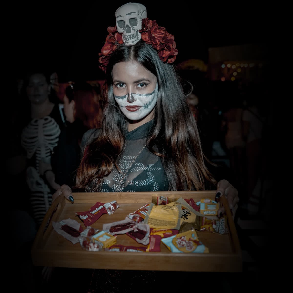 Under the moon, we reveal our true self. #trickortreat