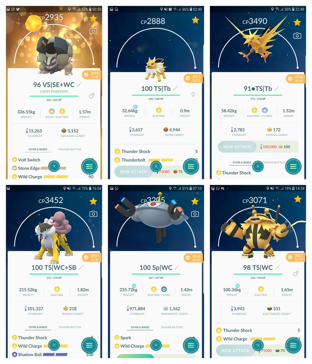 OIIIPlays's tweet photo. My line up for 6 unique Electric with my lastest maxed⚡
.
#Pokemon #PokemonGO #PoGO #100IV #Perfect #Lv40 #Maxed #Legendary #LegendaryPokemon #Unique #Unique6 #UniqueSix #ElectricTeam #ポケモン #ポケモンGO #ぽけもん #ぽけもんGO #ReadyToLightUpARaid 😎
https://t.co/sYi8gBdaCY https://t.co/nD5U8RiGpl