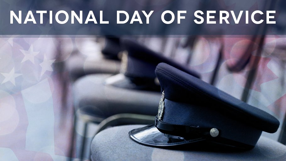 OPPCommissioner's tweet photo. On #September11 we come together through charity and community service to honour our #USA and #Canadian first responders, military and volunteers who make a difference every day. #NationalDayOfService #Remembering911 https://t.co/dw6yMzpUfo