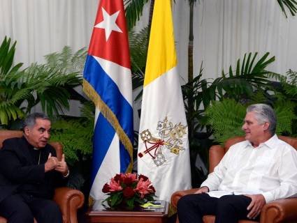 Diaz-Canel highlights good state of relations with the Holy See