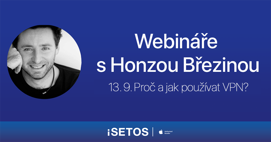 iSetosCZ's tweet photo. Proč a jak používat VPN? 13.9. od 19:00 nový webinář s Honzou Březinou. https://t.co/GYcG0yQUTd https://t.co/D48koEDHvF