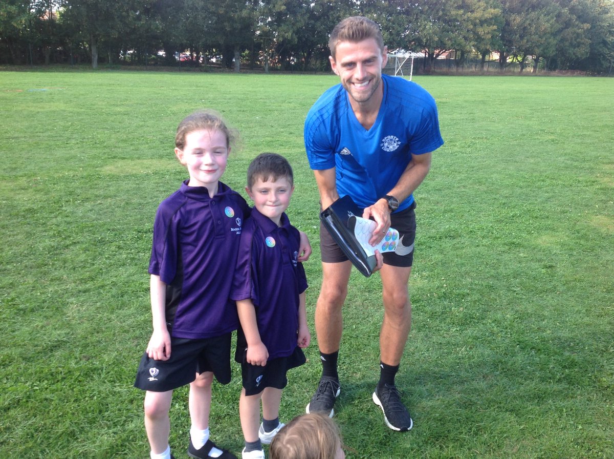 BeaconAcad's tweet photo. After a busy PE lesson working on spacial awareness, Mr Parker's Year 2 Sports Stars of the Week are Shereece and Michael. #GATActive #ActiveBursts #PEStars https://t.co/SQZ1Ml5ILT