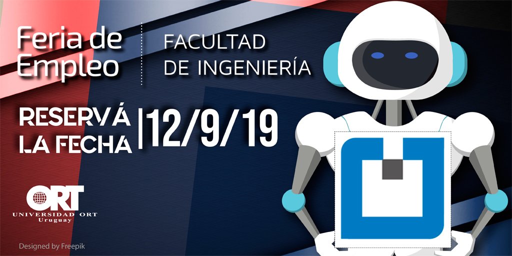 UrudataSoftware's tweet image. Mañana estaremos presentes en la feria de la ORT. Los esperamos! #FeriaORT #urudatasoftware @UniversidadORT