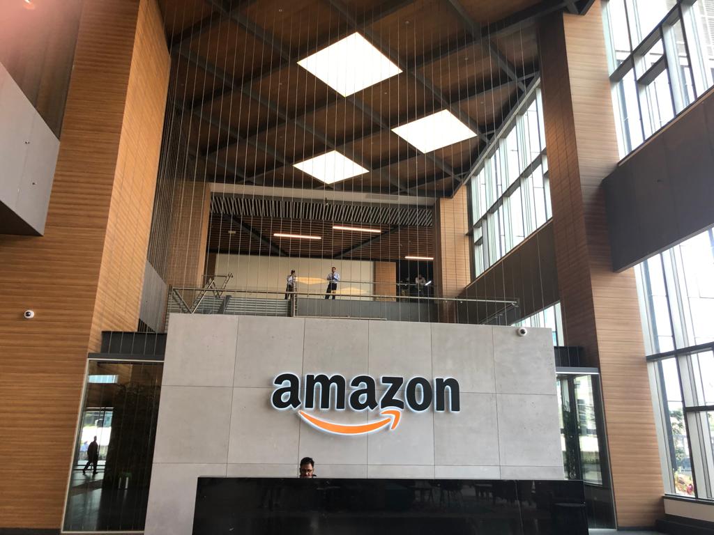 Moneycontrol Amazon India S Swanky New Hyderabad Office Is As Grand As Its Expansion Plans Take A Look T Co Nx67igly8u