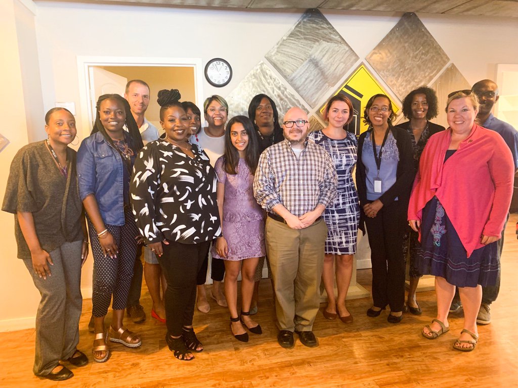 SHOATL's tweet photo. Thank you to @supportAVLF for joining us for Lunch & Learn yesterday! What a fantastic organization and an amazing group of people, we look forward to partnering with Atlanta Volunteer Lawyers Foundation! #partnerships #communitypartners #worktogether #avlf #shoatl #lunchandlearn https://t.co/LdjC9U5Fc6