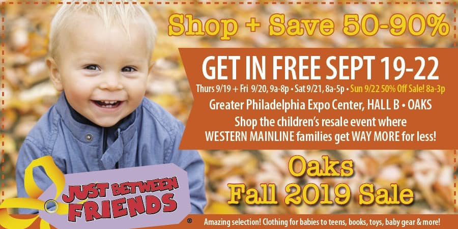 atticgirl76's tweet photo. #ad Parents in #Philly area: Save the date Sept 19-22 for the Just Between Friends Consignment sale in Oaks! You won't want to miss it. @JBFPhilly https://t.co/1J44SXHiJN #Kids #Consignment #Oaks #Savemoney #Jbfphilly https://t.co/5R1gVsavcE