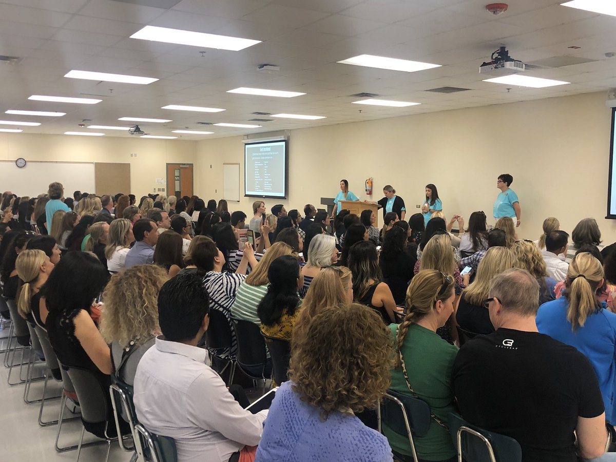 Packed house today <a href="/CarrollHigh/">Carroll High School</a> for “Coffee with <a href="/CHSCnslingCrew/">CHS Counseling Crew</a>”!