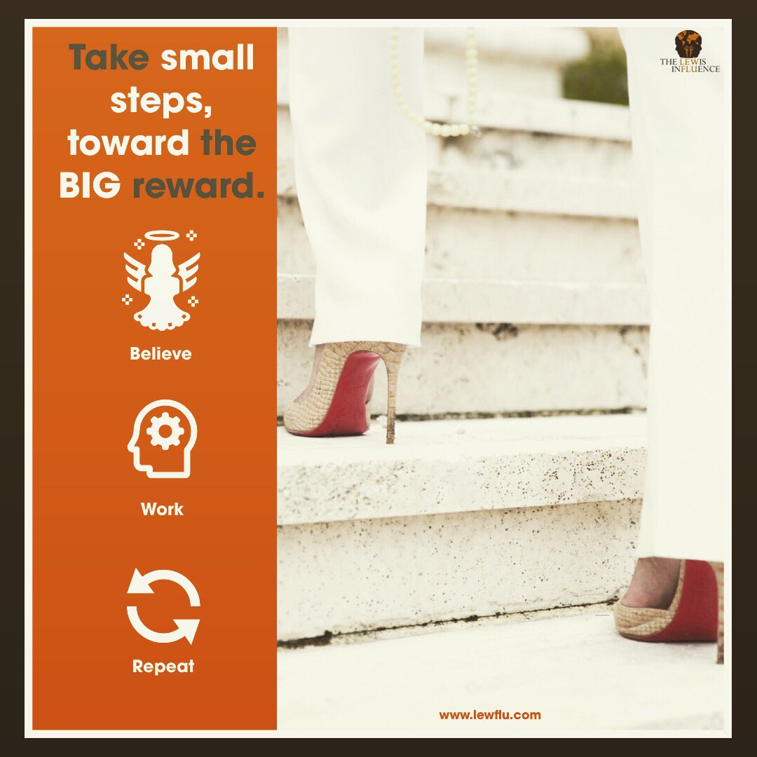 Look, everybody wants the BIG reward and BIG prize, but not everyone wants to deal with the day in and day out to reach the BIG prize. I believe you get what you can handle in life. Much Love!#trioworks #highed #firstgen #iamgritty