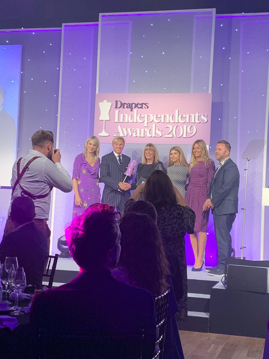 RemusUomo's tweet image. Congratulations to Remus Uomo stockist @SandersonsStore for their prize @drapers independents awards for Best New Retailer #drapersindies