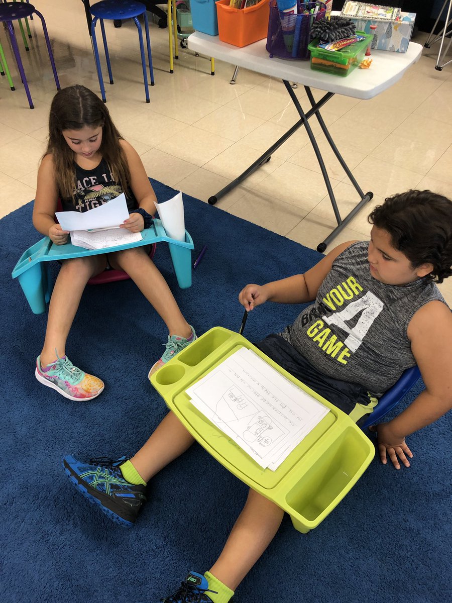 Loving writing workshop! Partners sharing ideas to help make their writing juicy. <a href="/SherwoodPandas/">Sherwood School</a> #narrativewriting