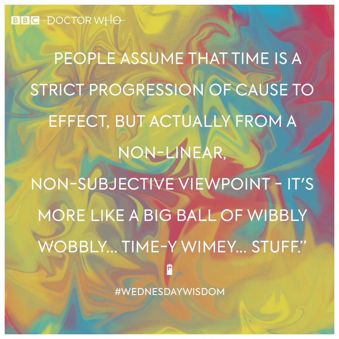 bbcdoctorwho's tweet image. Ten supplying some excellent #WednesdayWisdom 🕰 #DoctorWho 💙💙
