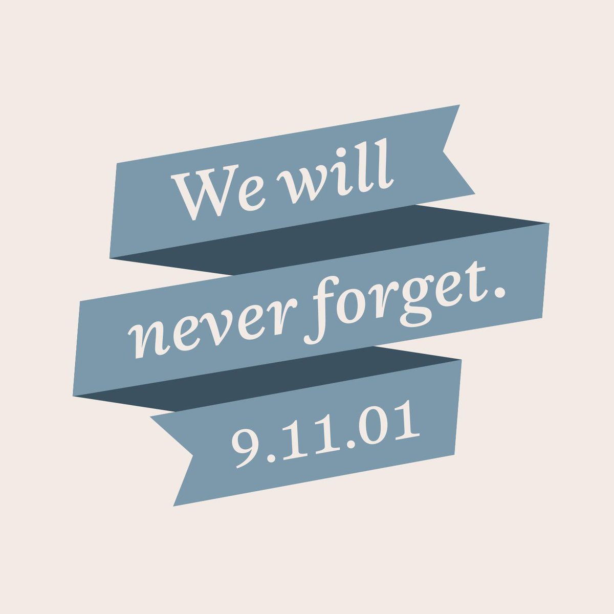 Today, we remember. #NeverForget