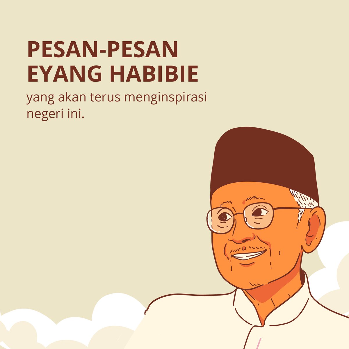 kitabisacom's tweet photo. “Belajar yang rajin supaya pintar seperti Pak Habibie” 

Sejak kecil, kita sering mendengar pesan itu dari orangtua kita. Kini, Eyang Habibie sudah berpulang. Namun pesan dan petuahnya terus abadi 🙂 https://t.co/aS9yhf8KTl
