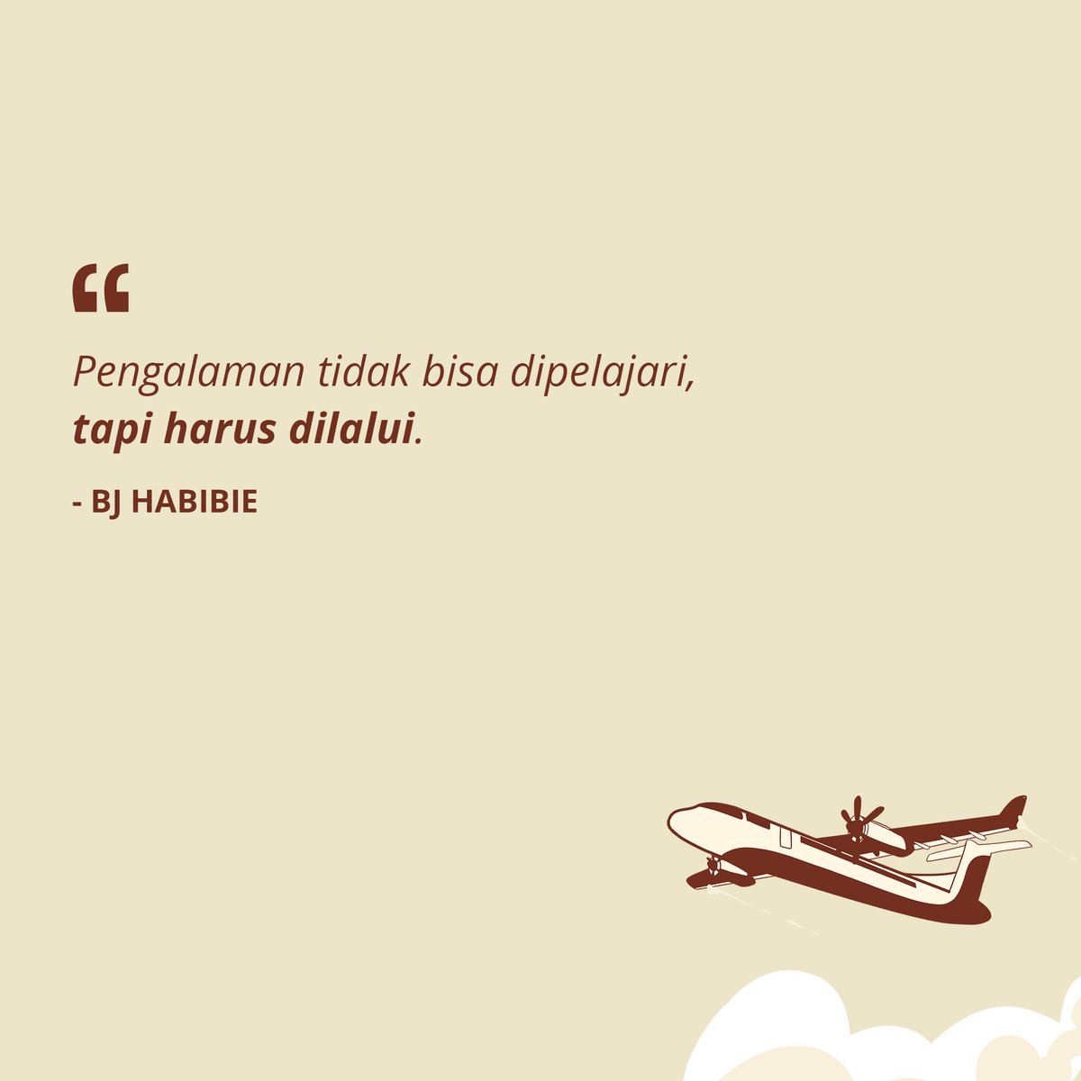 kitabisacom's tweet photo. “Belajar yang rajin supaya pintar seperti Pak Habibie” 

Sejak kecil, kita sering mendengar pesan itu dari orangtua kita. Kini, Eyang Habibie sudah berpulang. Namun pesan dan petuahnya terus abadi 🙂 https://t.co/aS9yhf8KTl