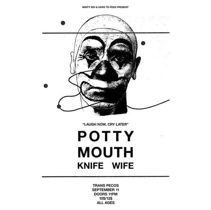 Sister_Polygon's tweet image. New York! It’s your first chance to see KNIFE WIFE tonight with @pottymouthworld at Trans Pecos, doors 11p