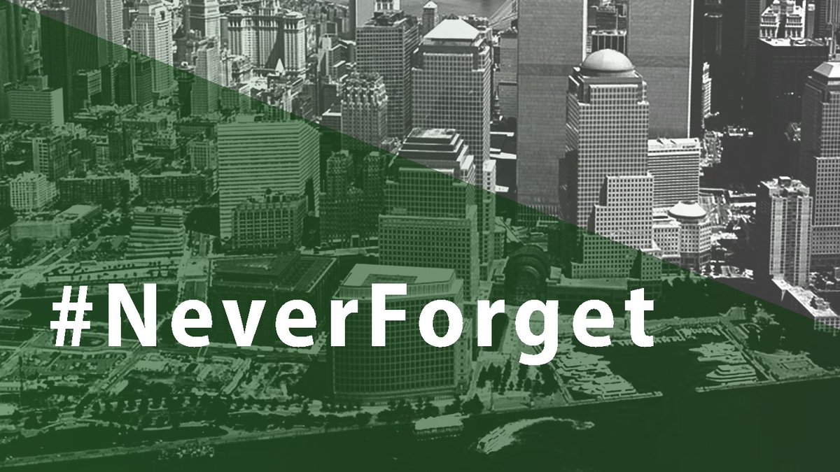Today, we honor and remember the lives lost on 9/11. #NeverForget