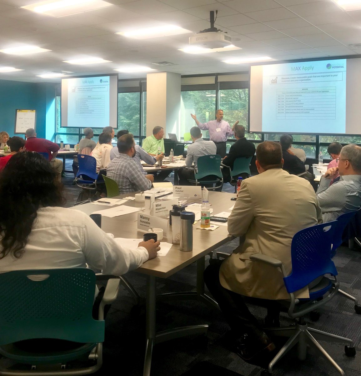 We’ve got our coffee and we’re ready to go! Today we’re launching our fall Max PT program with 
<a href="/univofdayton/">University of Dayton</a> @udleadership UD Center for Leadership. We can’t wait to see what improvements these future leaders improve! #UDCL