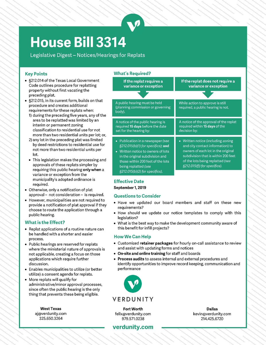 VERDUNITY's tweet photo. Working for a Texas city and wondering "What just happened in this year's #txlege session, and what does it mean for my city?" Well, we put together a FREE series of 9 legislative digests on the most important new laws. Join our online network for access! https://t.co/DssujaaGDD https://t.co/QiSrwD2M5A
