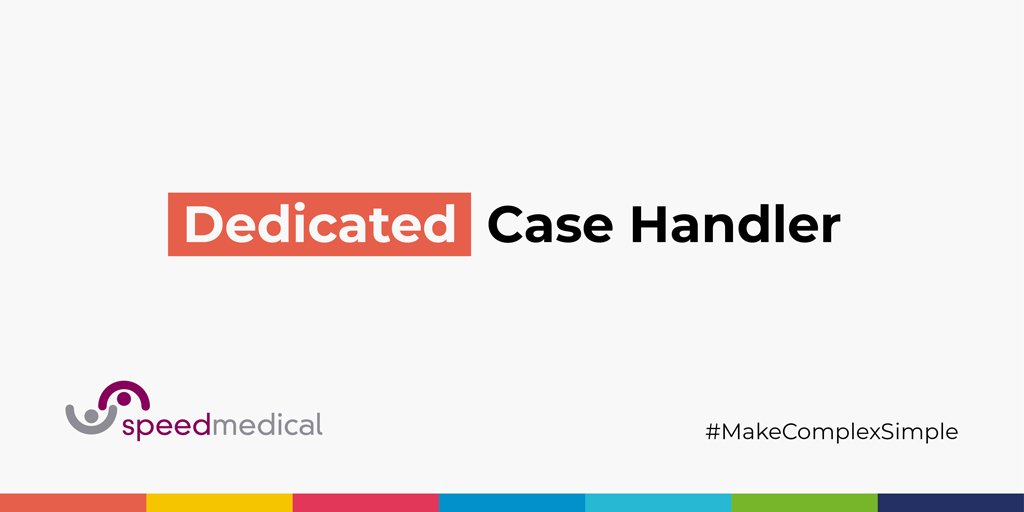 SpeedMed's tweet image. Each case is allocated to a dedicated and experienced Case Handler with specialist knowledge, ensuring you and your client receive service excellence and quality client care throughout. 

Find out more: ow.ly/r2wP50vVThO

#MakingComplexSimple #ComplexCase