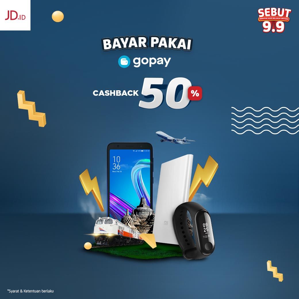 JDid's tweet photo. Jangan sampai, keinginan punya barang impian terhalang di pertengahan bulan! Ada yang bikin tetap tenang dan untung bayar pakai GoPay ada CASHBACK 50% ππ
Langsung aja cek sekarang di https://t.co/0QYQHrxVDU π€©
.
#JDID #DijaminOri #SemangatOri #SebutJD #SebutJDID https://t.co/BZJR0Cz1jD