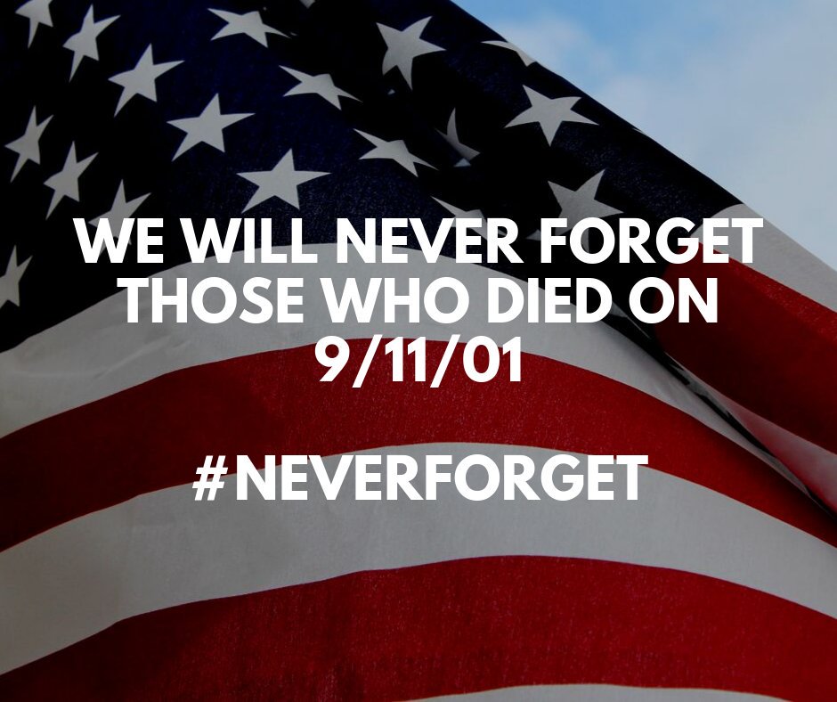AlbNightmares's tweet photo. We will never forget those who died on 9/11/01. #NeverForget  #NYStrong https://t.co/yI6l7xw36Q