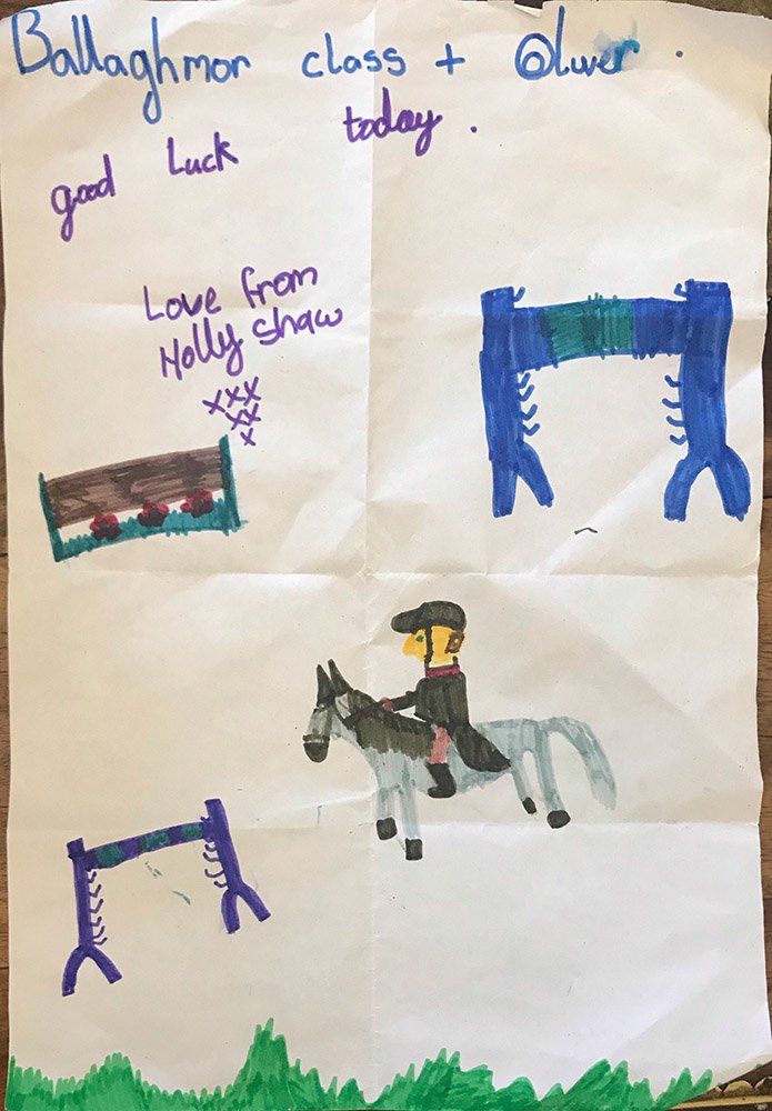 Thank you to Holly Shaw for her lovely good luck card at @LRBHT_Official....