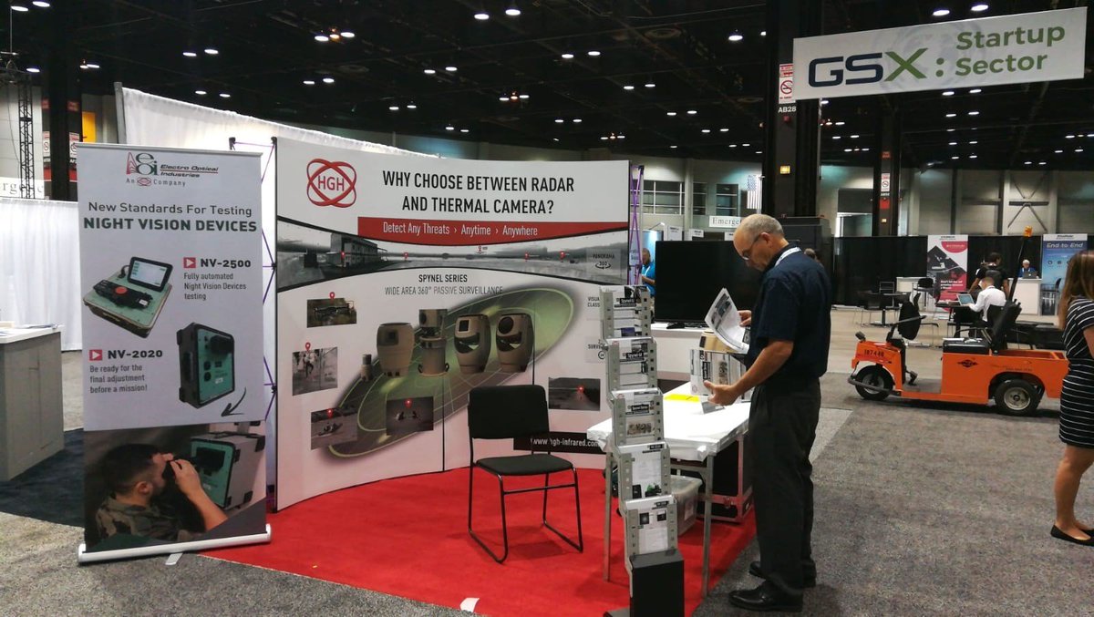 HGHInfraredSyst's tweet photo. Our 360° security solutions are also showcased in #Chicago this week, at #GSX19 ! Come meet #SPYNEL booth # 2537 if not already done ;) https://t.co/OFjRm3xBdn