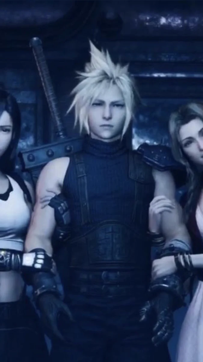 クラウドよ…www規格外の美女2人に腕組みされてこの顔ってwww