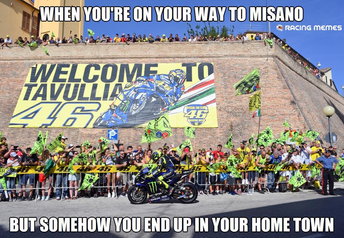 racingmemes56's tweet photo. Ready for the #SanMarinoGP
#Misano2019
#MotoGP2019
#MotoGP
#ThisIsMotoGP
@ValeYellow46
@YamahaMotoGP
@yamaharacingcom
@circuitomisano 
@MotoGP
#ValentinoRossi
#Rossi
#VR46
#MonsterEnergyYamahaMotoGP
#MonsterEnergyYamaha
#RacingMemes
#RacingMemes56 https://t.co/LboR0tHY7M