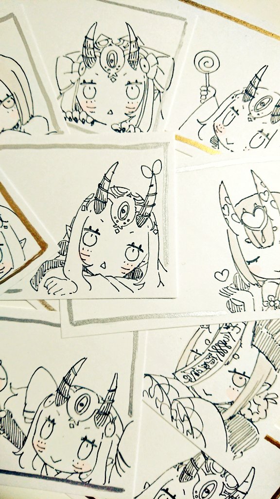 さっそくたくさんのご注文ありがとうございます～!
ありがとうカード増産中です 