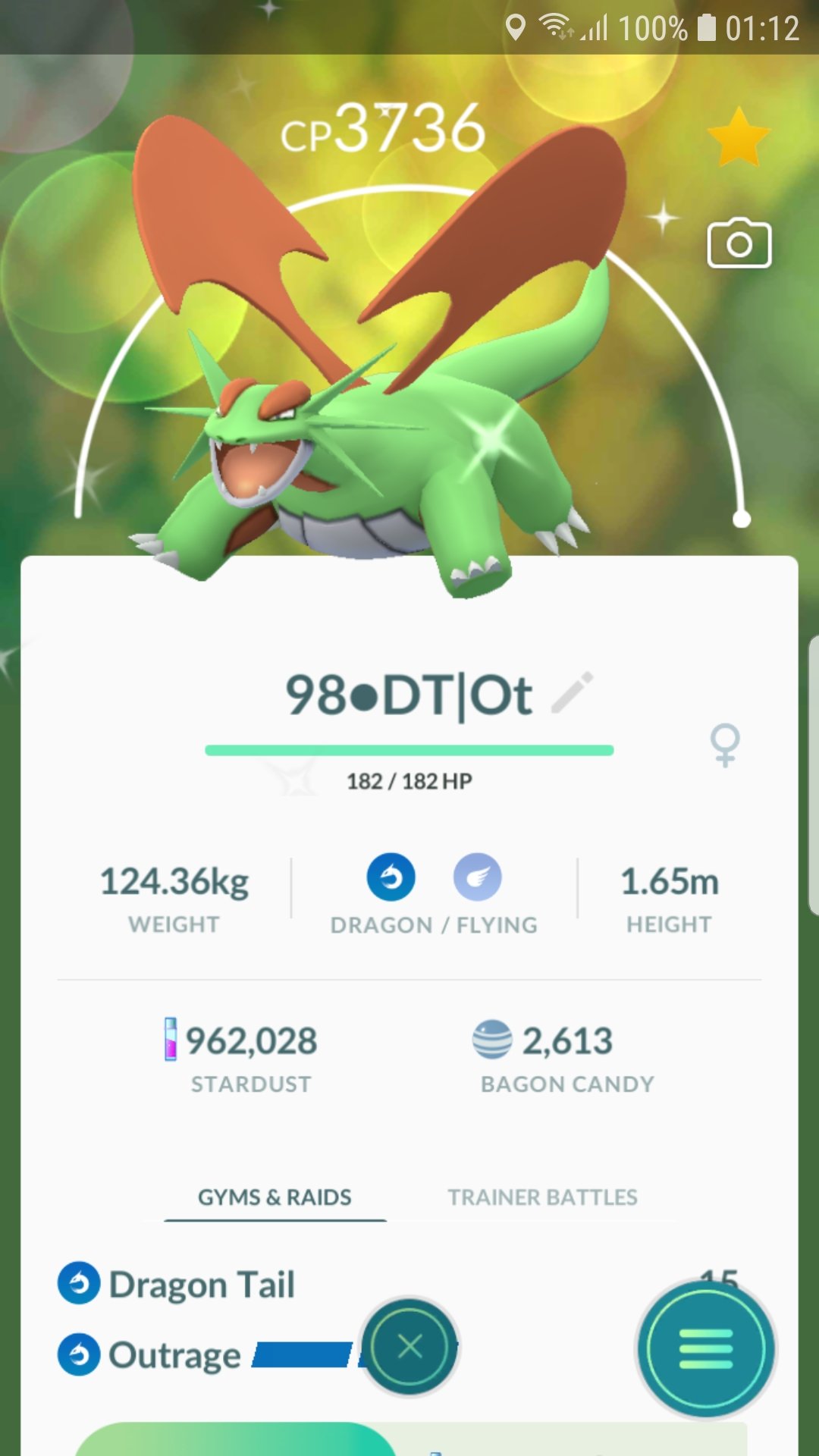 Oiii Plays 5th Unique Dragon Salamence A Prized Mon So Close To A Shiny Pokemon Pokemongo Pogo Lv40 Maxed Salamence Shiny Shinysalamence ポケモン ポケモンgo ぽけもん ぽけもんgo ボーマンダ 色違い