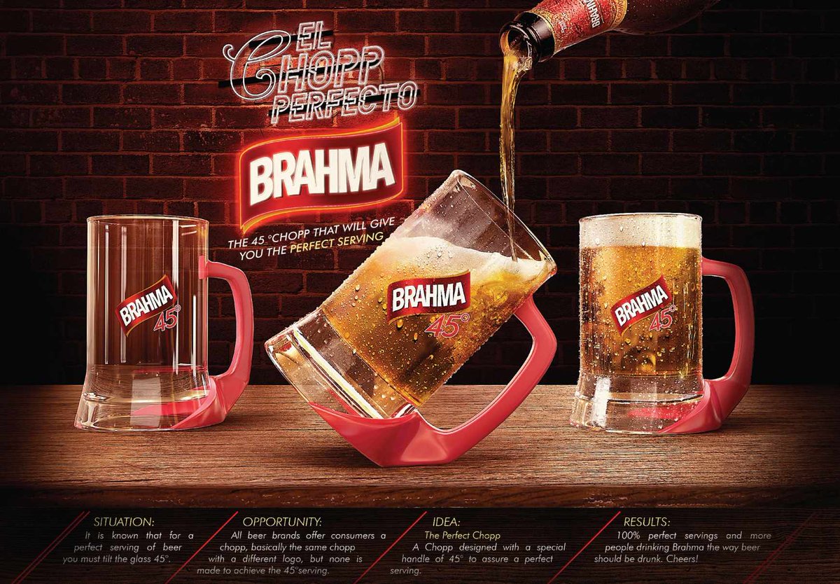 joelapompe's tweet image. #Lookalike - a 45 degree inclined package … to better pour - 2014 #Brahma Beer by Saatchi Lima vs 2019 @rethinkcanada #Heinz