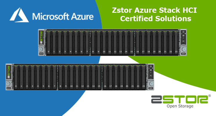 zstor's tweet photo. High available hyper-converged solutions from Zstor now certified for Microsoft Azure Stack HCI. https://t.co/cZyCVo8ezP #AzureStackHCI #WSSD #HCI #Azure #WS2019 #HybridCloud https://t.co/THk9iSBcSF