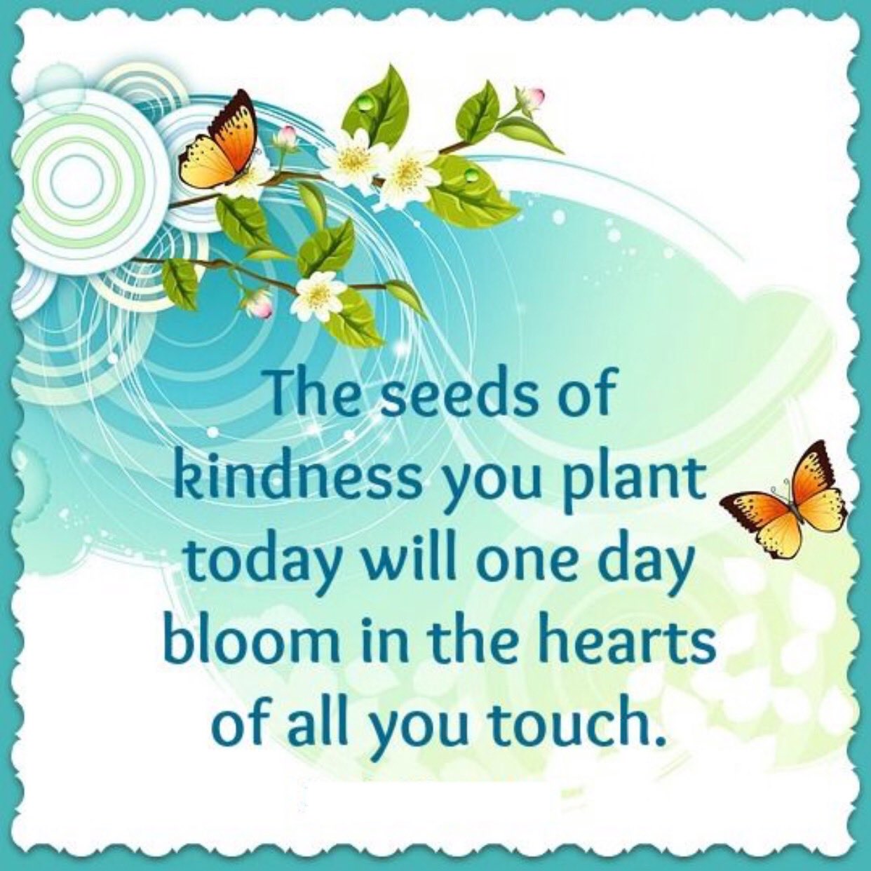 At the end of the seed of kindness. .